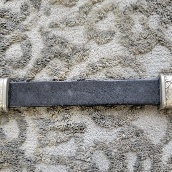 ibel Italian Leather Skinny Belt